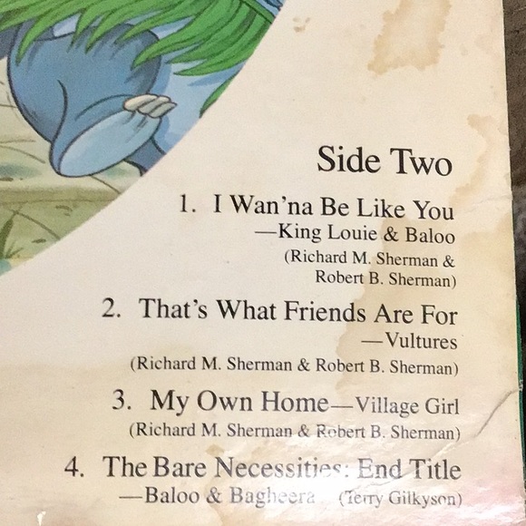 DISNEY RECORD   JungleBook record … picture disc .. motion picture soundtrack - Picture 15 of 15